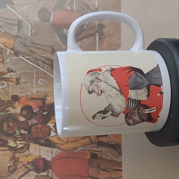 Other - NORMAN ROCKWELL SANTA CLAUSE MUG